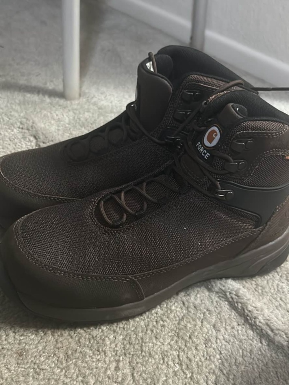 Carhartt Men's Dark Brown Force Work Boots